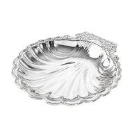 Scalloped Shell Tray Fluted Jewelry Tray Shallow Metal for Coffee Table