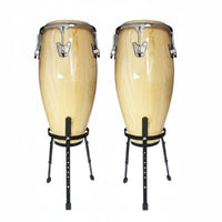 Conga Drum, Buffalo Skin, Multi-Color, Sturdy Wood, Latin Percussion