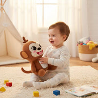 Soft Toy Monkey with Sound Machine Ambient Sound Toy Soothing for Travel