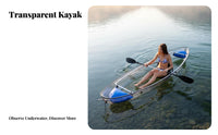 Sit-on-Top Fishing Kayak Unibody Construction Single-Person Kayak Sturdy Paddling Boat for Anglers, Aquatic Activities Aficionados, Lakes, Waterways