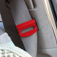 2-Pack Car Seat Belt Adjuster Clips Safety Belt Buckle Stopper Limiters