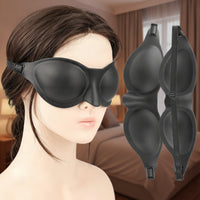 3D Eye Mask Contoured Silicone Eye Mask Light Blocking for Travel