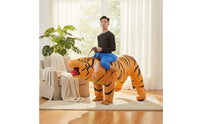 Inflatable Tiger Suit Funny Tiger Costume Oversized Cosplay Costume for Adults, Halloween