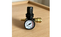 Pressure Regulator with Gauge Inline Air Regulator with Gauge Accurate Air Pressure  Adjuster for Workshop