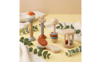 5 Pieces Wooden Shaker Interactive Shaker Educational Maracas for Infant, Infants