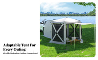 Ssunlight Tailgate Tent Quick Setup Vehicle Shelter Sun Protection Camping Gear for Outdoor Aficionados, Families, Highway Outings, Tailgating