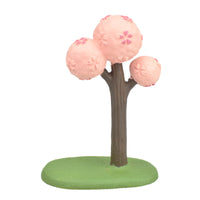 Japanese Style Cherry Blossom Tree Dollhouse Miniature Landscape Decor Resin Ornament