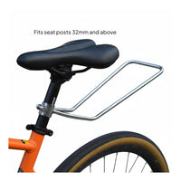 High Stability Stainless Steel Tail Rack Long-Lasting Rear Bike Rack Easy Installation Cycle Luggage Carrier 8 Kg Load Capacity for Bikepackers