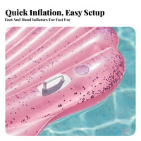 Novelty Water Pool Enjoyment Designs Inflatable Pool Lounger Bright Colors Water Vehicle Water Lounger for Adults, Kids, Vacation, Beach, Lake