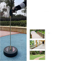 Pressure Washer Surface Cleaner Heavy-Duty Surface Cleaner with Extension Wands Rust-Resistant for DIY Practitioners, Patios, Sidewalks, Pool Decks