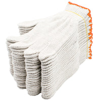 Cotton Yarn Work Gloves for Construction, Gardening, and Industrial Use - Thickened and Wear-Resistant