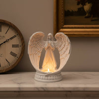 Resin Angel Sculpture Spiritual Ambiance Praying Angel Statue Sympathy Keepsake Decorative Figurine for Tabletop, Desktop
