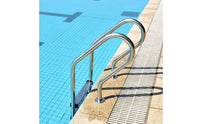 Stainless Steel Pool Ladder Anti-Slip Pool Ladder with Handrails Rust-Resistant for Homeowners