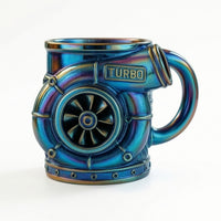 turboscharger Mug Novelty blower Mug Molded Cup for Car Enthusiasts, Mechanics, Office