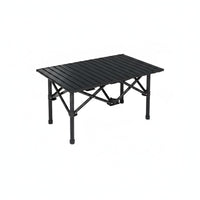 Easy Setup Camping Table Chairs Set Lightweight Folding Camp Table Sturdy for Market Stall