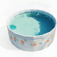 No-Assembly Foldable Swimming Pool Rigid-Wall Foldable Pool Collapsible Sturdy for Backyard
