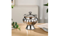 Serving Bowl with Lid Elegant Pedestal Serving Bowl Compact Dessert Server for Dining Table