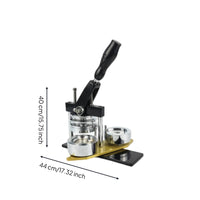 Heart-Shaped Button Maker Machine Manual Heart Button Maker Machine Desktop for Crafters, Hobbyists, Craft Studios, Classrooms