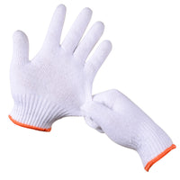 Cotton Yarn Work Gloves for Construction, Gardening, and Industrial Use - Thickened and Wear-Resistant