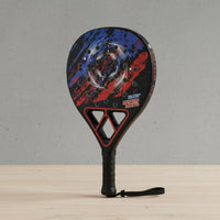 Fiberglass Surface Padel Racket Shock Absorbing Grip Padel Tennis Racket