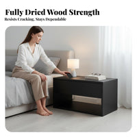 Sturdy and Long-Lasting Minimalist Drawer Nightstand Thickened Board Nightstand with Drawers Easy Assembly Bedside Cabinet Crack-Resistant for Design Enthusiasts, Homeowners, Students, Home, Guest Room, Office