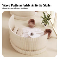 Accordion Paper Partition Foldable Accordion Paper Divider Easy Assembly Folding Screen for Office Workers, Renters, Bedroom, Retail Store