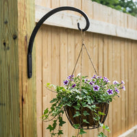 Bird Feeders and Hanging Basket Bracket for Hanging Plant, Heavy Duty Wall Bracket for Garden Decoration, Steel Hanging Basket Brackets Outdoor