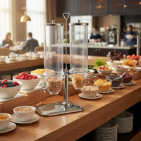 Juice and Cereal Dispenser Large Capacity Buffet Drink Dispenser Dripping Spigot Food Service Equipment for Hotel