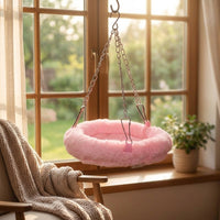 Tip Resistant Hammock and Hamster Hammock, Soft Bird Nest for Cage, Hanging Extra Large Bed for Parrots and Small Birds, 20 cm Diameter