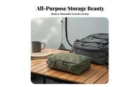 Camping Clothes Organizer Space-Saving Luggage Storage Bag Portable Zippered Travel Pouch for Trip Ers, Backpackers, Backpacking, Suitcases, Vacation