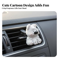 Decorative Messy Puppy Car Clean Ener Car Vent Air Clean Ener Natural Fragrance for Gift Givers, Smokers, Home, Away Ice