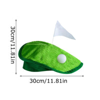 Fun Costume Accessory Golf Beret Hat Soft Look Golf Party Hat Decorative Headwear Lightweight