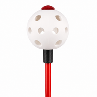 Golf Driving Range Swing Aid, Tempo Training Aid for All Levels, Fiberglass Flexible Shaft for Improved Swing Rhythm, Portable Design