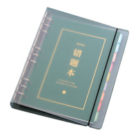 Loose-Leaf Error Correction Notebook with 9-Subject Dividers for Students