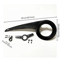 Bike Chain Guard Tail-Fixed Bike Chain Cover Chaincase for Commuters