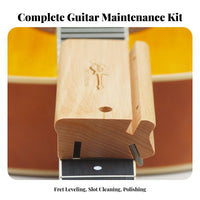 Carbon Steel Blade Guitar Fret File Even Grinding Fret Dressing Tool Efficient Filing for Guitarists, Hobbyists, DIY Projects, Home Studio