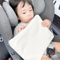 INS Style Kids Canvas Art Supply Pouch Large Capacity Crayon Pencil Case Multifunctional Storage Bag