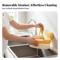Kitchen Sink Drain Basket Anti-Clogging Kitchen Sink Food Waste Straining Area Saving Hanging Food Scrap Strainer