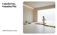 Sensory Balance Path Non-Slip Surface Interactive Stepping St Single S Toy Sturdy Construction Wavy Walkway Toy for Young Children, Preschoolers