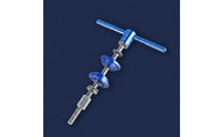 Aluminum Alloy Handle Bike Headset Bottom Bracket Installer Easy to Use Bottom Bracket Cup Press Tool Wear-Resistant Bike Bearing Press for Cyclists
