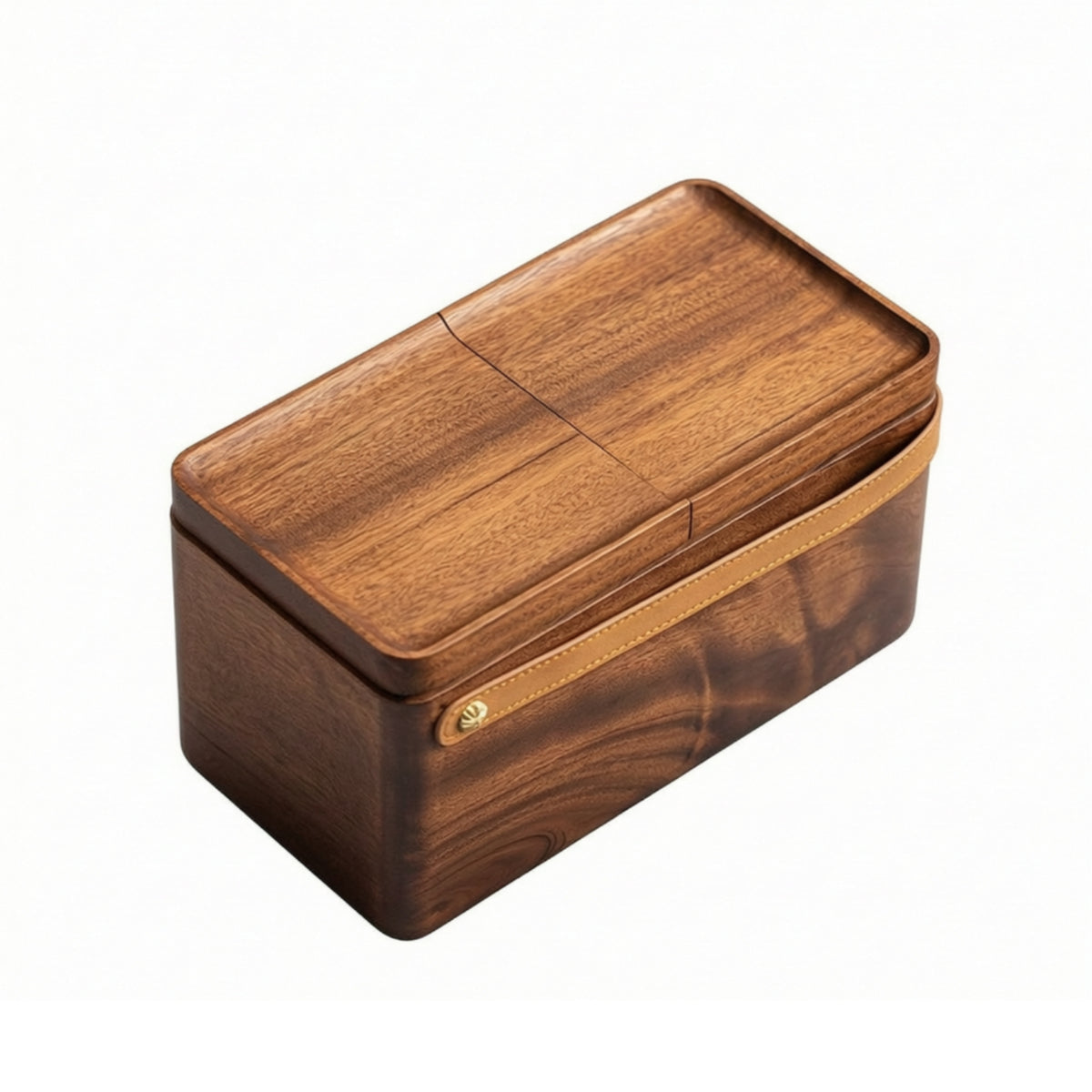 Tea Storage Box Travel-Friendly Wooden Tea Box Wood for Outdoor