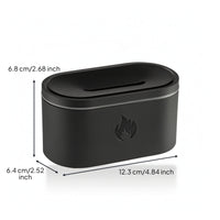 Cool Mist Essential Oil Dispenser with LED Light Quiet Tabletop Humidifier Continuous Appliance Intermittent for Nightstand, Bedroom