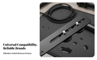 Aluminum Alloy Single Hand Camera Tray Lightweight Diving Camera Bracket Ergonomic Handle Underwater Photography Rig Expandable Mount for Videographers, Vloggers, Photographers, Snorkeling, Water Sports, Swimming