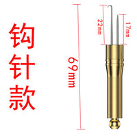 Manual Fishing Line Knot Tying Tool for Hooks and Sub-lines, Pure Copper