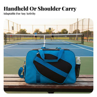 Pickleball Tote Bag Multi-Functional Pickleball Bag Large Capacity Detachable Shoulder Strap for Outdoor, Travel