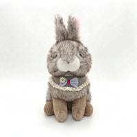 Bunny Doll with Collar Soft Stuffy Doll Stuffed Bunny Adorable Plushie Comfy for Children, Bedroom, Nursery
