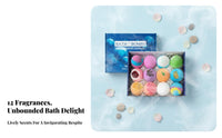 12 Pieces Bath Gift Set Giftable Gift Basket Rich foam Spa Kit for Women, Adults, Relaxation, Bathtime, Bathroom