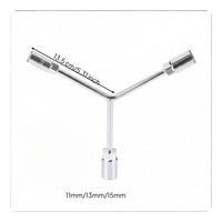 Long-Lasting Y-Shaped Socket Wrench Heavy Duty Y Wrench High Leverage for Mechanics, DIY Enthusiasts, Motorcycle Maintenance, Garage