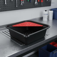 Oil Drain Pan Leak-Resistant Oil Collection Pan Large Capacity Vehicle Fluid Drain Basin for Mechanics
