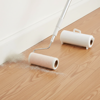 Lint Roller with Extendable Handle and Refills for Pet Hair, Dust, and Debris Removal